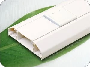 PVC 케이블 트렁킹 절단하기 쉬운 플라스틱 트렁킹