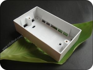 PVC 전기 상자 더블 갱 화염 증거