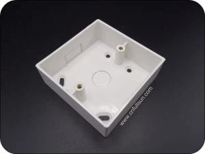 PVC 전기 상자 단일 갱 BS 표준